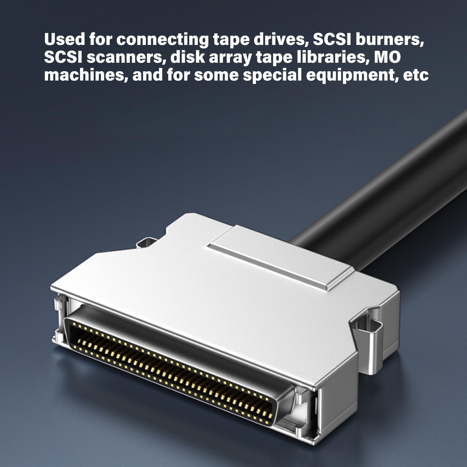 SCSI Data Cable Secure Lock 28AWG Wire Single Head CN14P CN20P